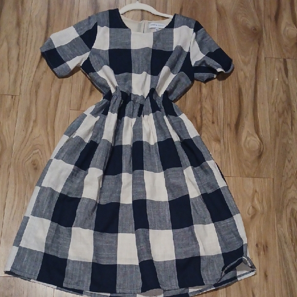 Piper&Scoot Dresses & Skirts - Womens Checkered Dress - Blue and White